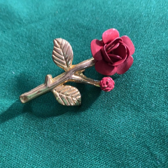 💥💥 Vintage rose & gold pin brooch gift - Picture 2 of 4